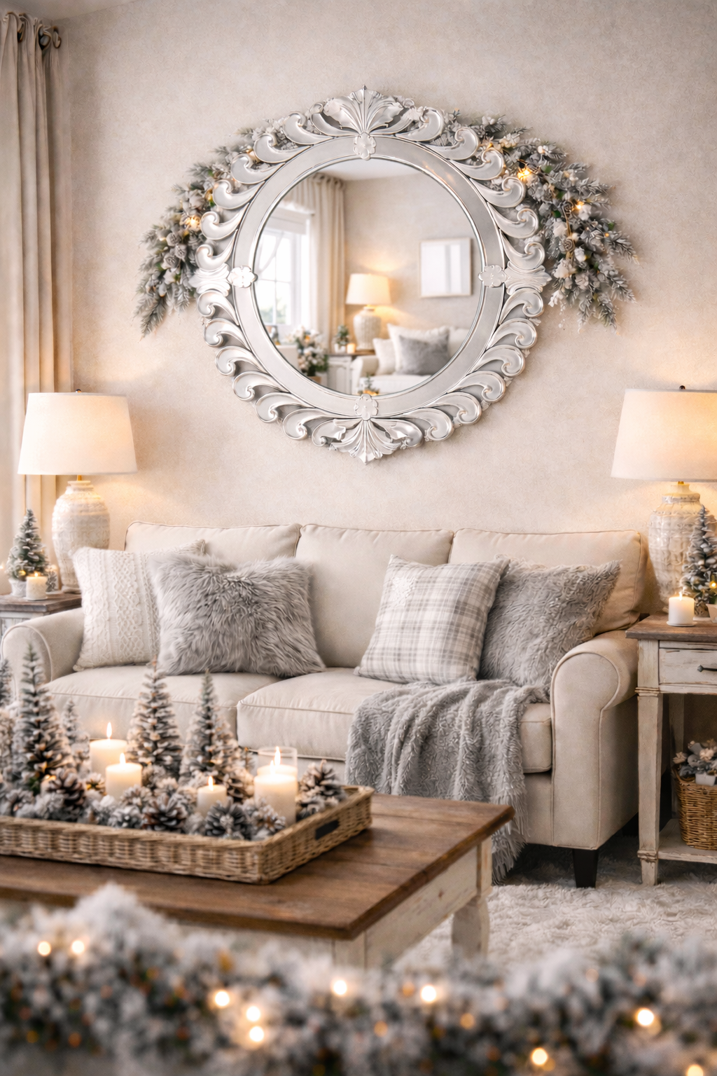 Ornate Oval Ring Mirror thumbnail